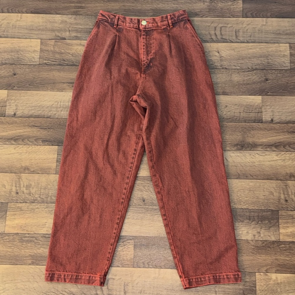 Big Bud Press Size Medium Denim Trousers 100% Cotton 14.5oz Denim Garment Dyed